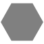Standing Hexagon Symbol Style