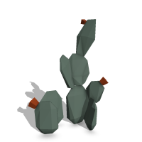 Prickly Pear Cactus Symbol Style