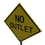 No Outlet Symbol Style