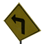 Turn Left Arrow Symbol Style