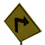 Turn Right Arrow Symbol Style