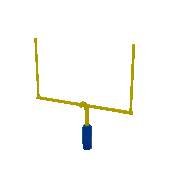 American Football Goal Symbol Style