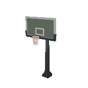 Basketball Hoop Symbol Style